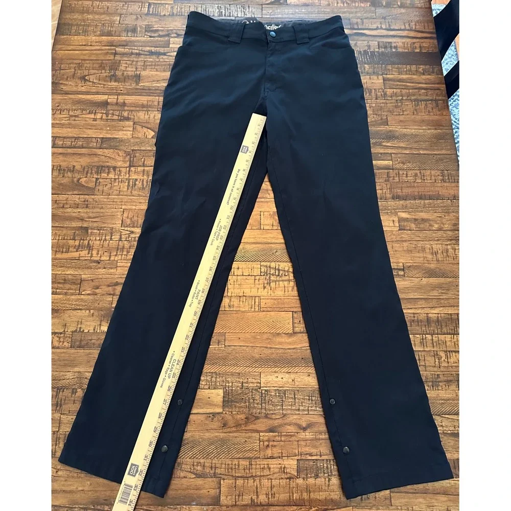 Wrangler‎ Outdoor Series Pants 34x34 Black Nylon Spandex Stretch Cargo Utility